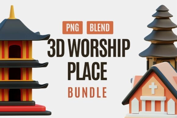 3D Worship Place Bundle