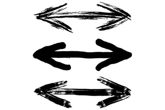 Hand Drawn Grunge Arrows: A Unique Touch for Creative Design