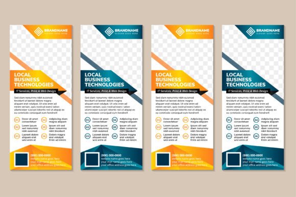 Local Business Vertical Banner: A Modern Design Solution for Effective Brand Communication