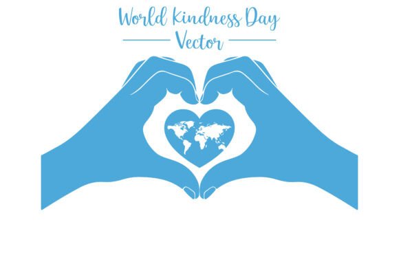Love Earth World Map Illustration: A Symbol of Kindness and Global Unity